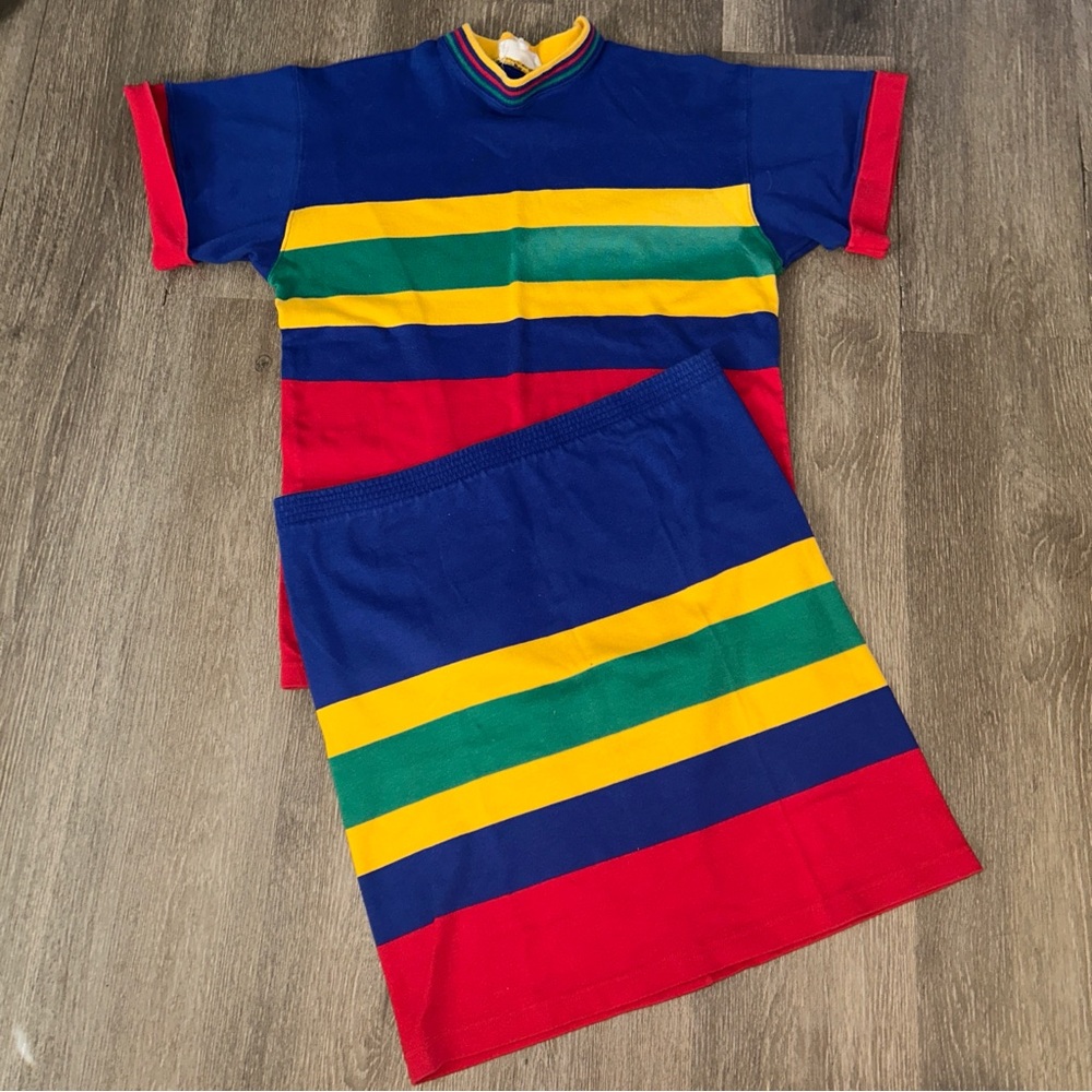 Justice Company -2 piece shirt/skirt set